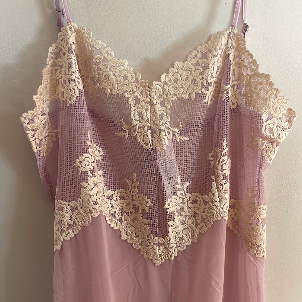Never worn lavender slip lingerie dress